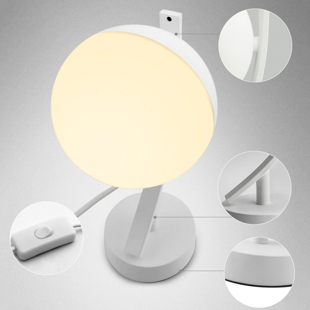 

7W Smart LED Table Light Moon RGBW WiFi APP Control Dimmable Warm Lunar Night Lamp Compatible with Alexa Google Home AC100-240V