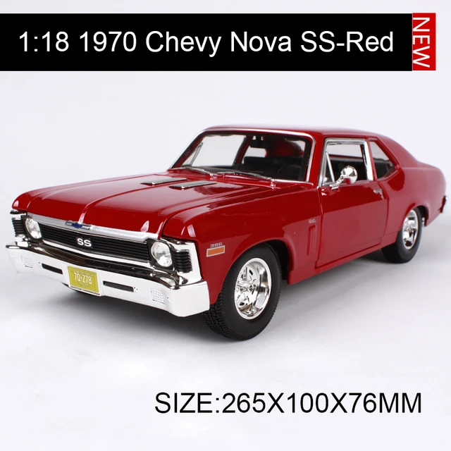 Maisto 1 18 Cast Car 1970 Chevy Nova Ss Muscle Cars Alloy Maisto 1 18 Cast Car 1970 Chevy Nova Ss Muscle Cars Alloy Metal Vehicle Collectible Models Toys For Gift