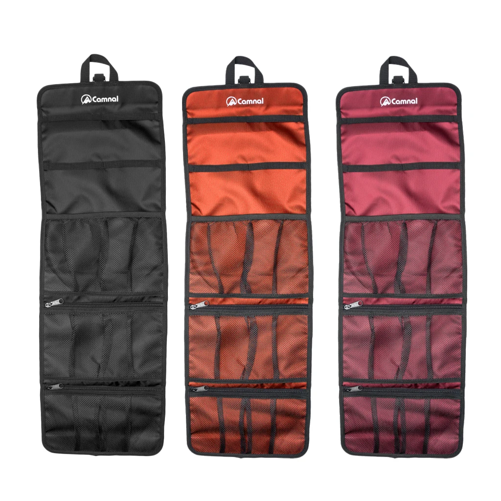 

Perfeclan Rock Climbing Carabiner Storage Bag Hardware Buckle Holder Pouch for Outdoor Mountaineering Hiking Camping Backpacking