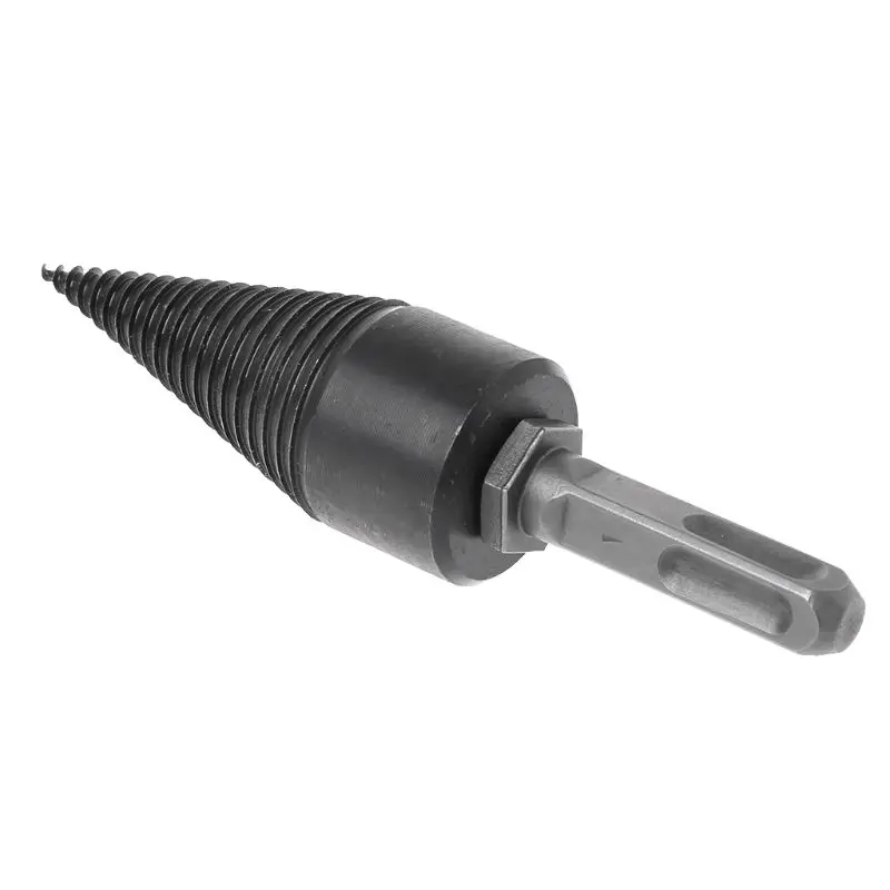 Firewood Machine Drill Wood Cone Reamer Punch Driver Drill Bit Split Drilling Tools 130x32mm Firewood Machine Drill Wood Cone Reamer Punch Driver Drill Bit Split Drilling Tools 130x32mm