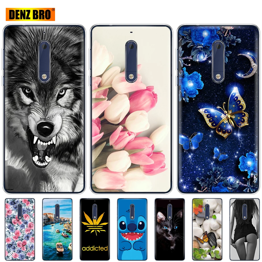 

for Nokia 1 2 2.1 3 3.1 5 5.1 plus 2018 case silicone soft tpu back cover shockproof Coque bumper housing protective phone case