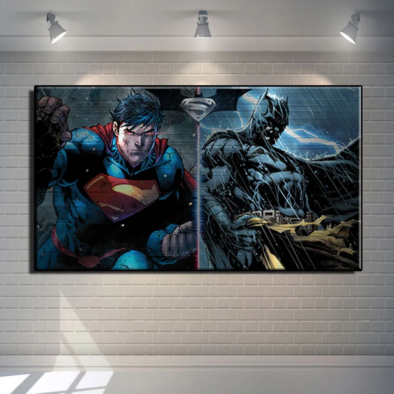 American Classic Comics Super Hero Series Modern pop elements wall HD canvas printing art Giclee home decoration murals no frame | Дом и сад