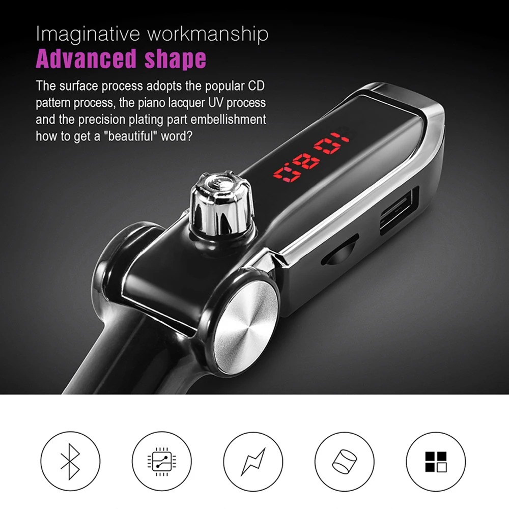 Комплект беспроводной связи громкой Bluetooth для автомобиля 2 USB Автомобильное
