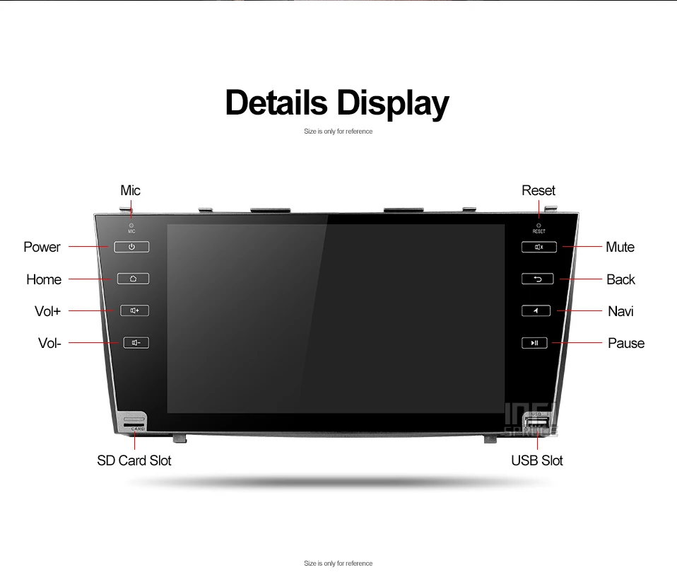 Excellent car dvd for Toyota camry 2008-2011 with 1024*600 android 9.0 car gps navigation 4g WiFi radio eight core car media player 17