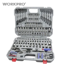 WORKPRO 164PC Tool Set Hand Tools for Car Repair Set of Tools Instruments Mechanic Tools Sockets Set Ratchet Wrenches Spanners