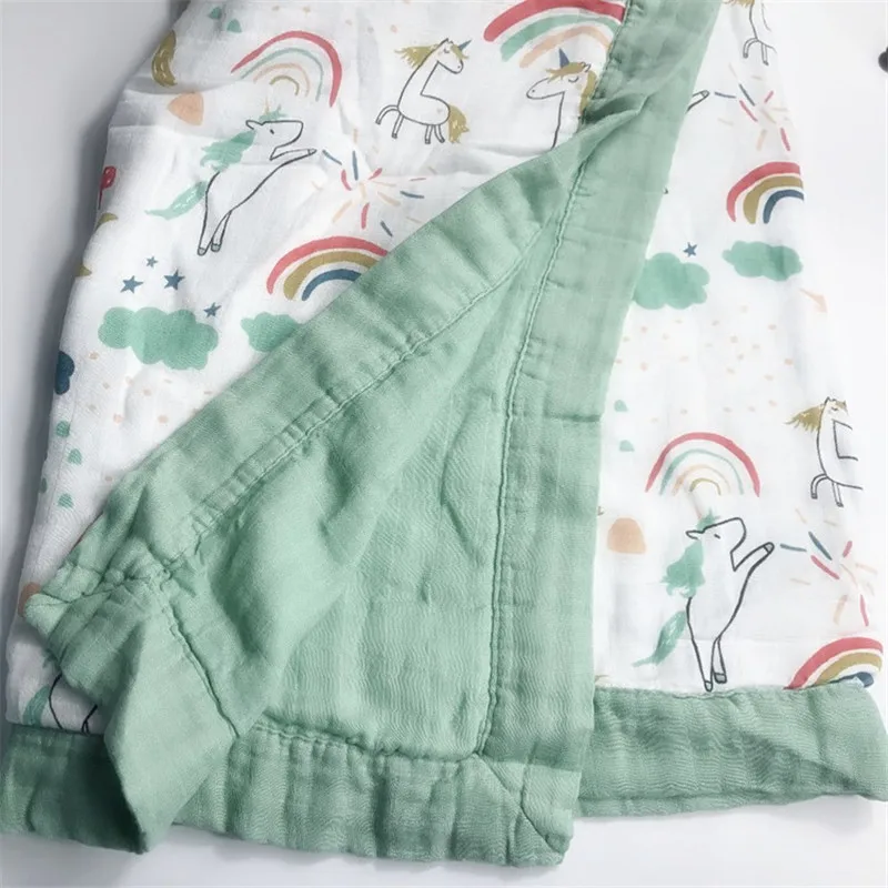 Шесть слоев бамбук + 30% хлопок детские муслина одеяла пеленает новорожденных одеяла ins марли младенческой wrap sleepsack swaddleme банное полотенце