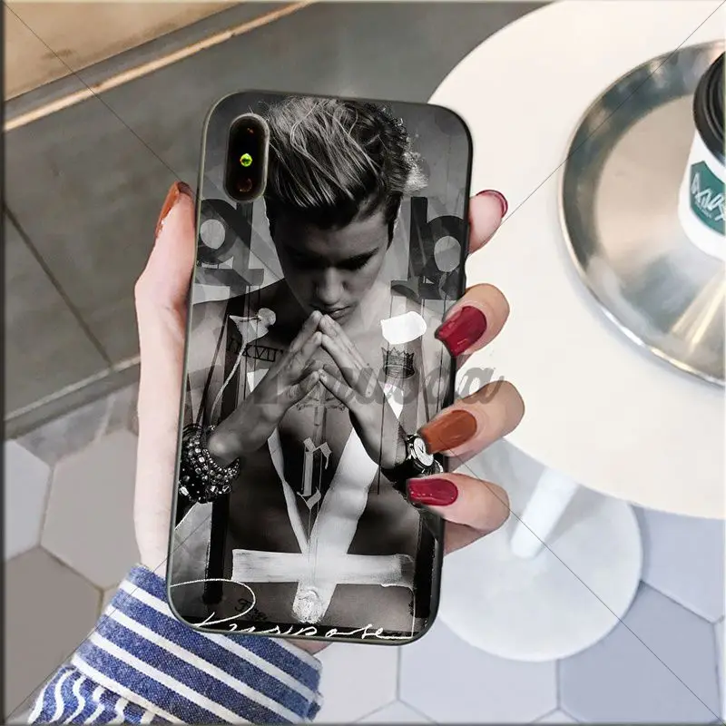 Popular Singer Justin bieber Soft Silicone TPU Phone Cover for Apple iPhone 8 7 6 6S Plus X XS MAX 5 5S SE XR Cover