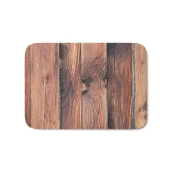 

Barnwood Bath Mat Carpet Home Living Room Bedroom Kitchen Entrance Doormat Outdoor Rugs