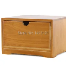Деревянный стол ящик для хранения мусора косметическая коробка для хранения ювелирных изделий ретро стиль офис креативный подарок для дома