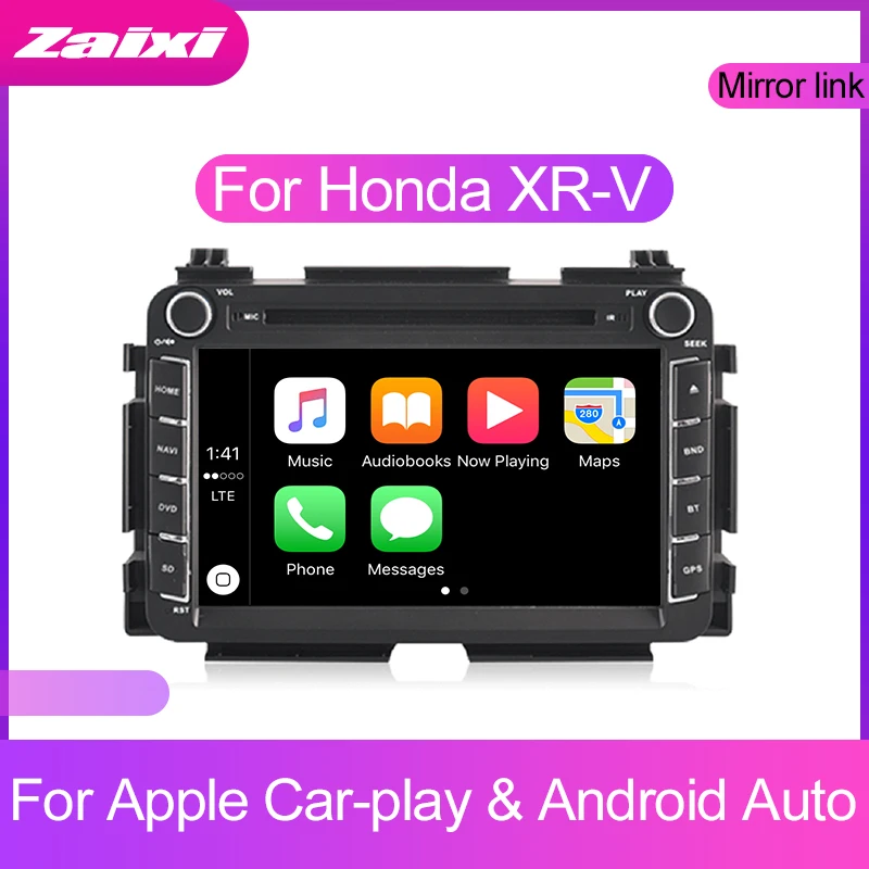 Sale ZaiXi Android Car Multimedia player 2 Din WIFI GPS Navigation Autoradio For Honda XR-V XRV 2013~2019 GPS Radio FM Maps BT 5