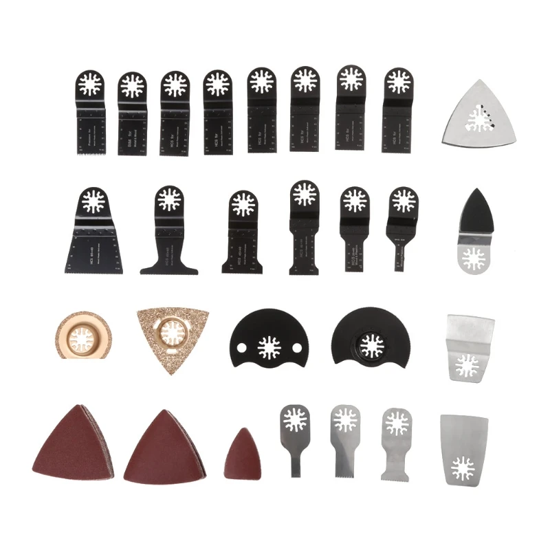 

100PCS Saw Blades Oscillating Multi Tool Accessories Kit For FEIN BOSCH MAKITA #Aug.26