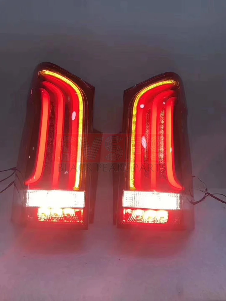 Discount tuning cars Tail lights For Mercedes-Benz VITO V250 V260 V260L Taillights LED w447 DRL Running lights Fog lights Rear park 5
