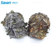 Военные Шапки для Для мужчин Водонепроницаемый 3D Листья Камо Тактический Кепки ведро Шапки для охоты рыбалки Зонт армии войны игры