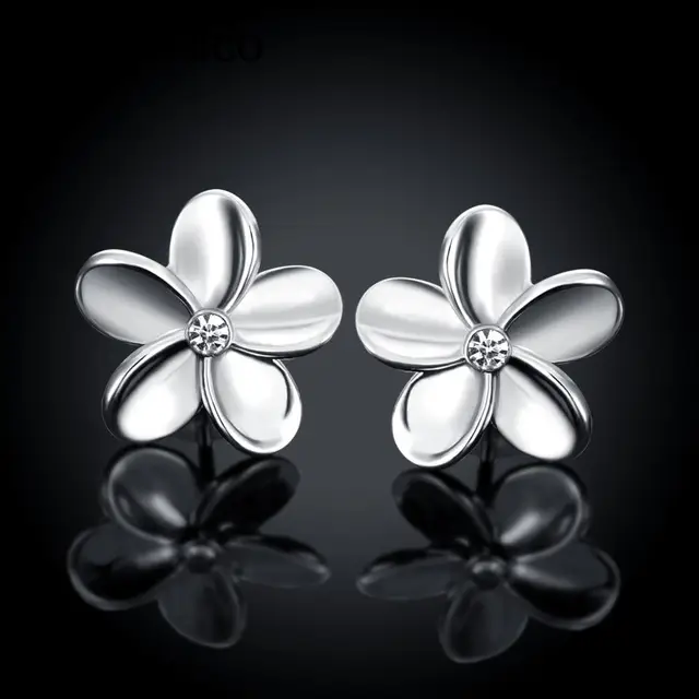 Pendientes Flor Flower Korean Fashion Online Shopping India