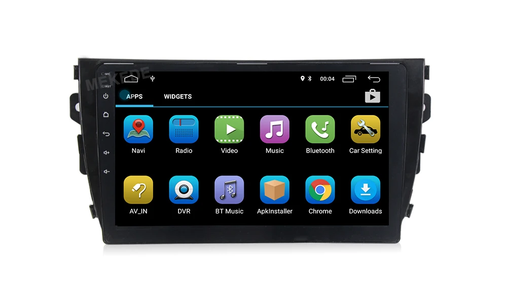 Perfect MEKEDE Quad-core Android 8.1 HD 1024X600 car multimedia player for Zotye T600 support DVR view camera mirror link gps navigtaor 9