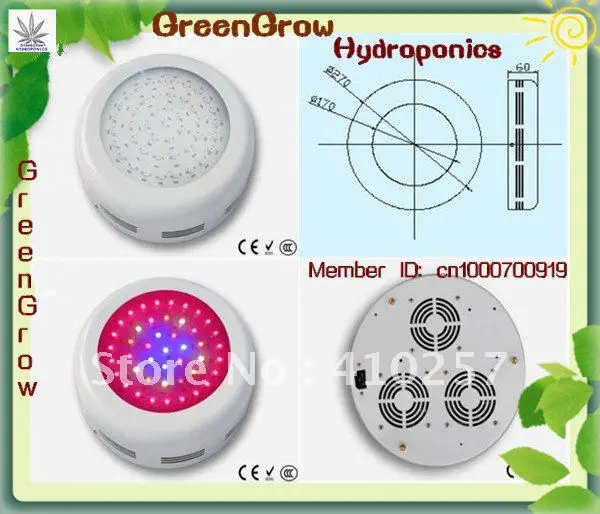

Free Shipping 90W led grow light sepcial for home grow vege/medicine 3w chip