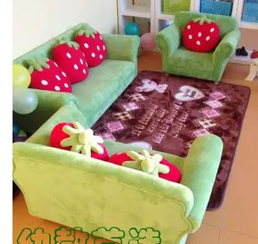 Детский диван с разрисованной ткани стул. Две. Три. Раннего образования. Комбинация диван-кровать