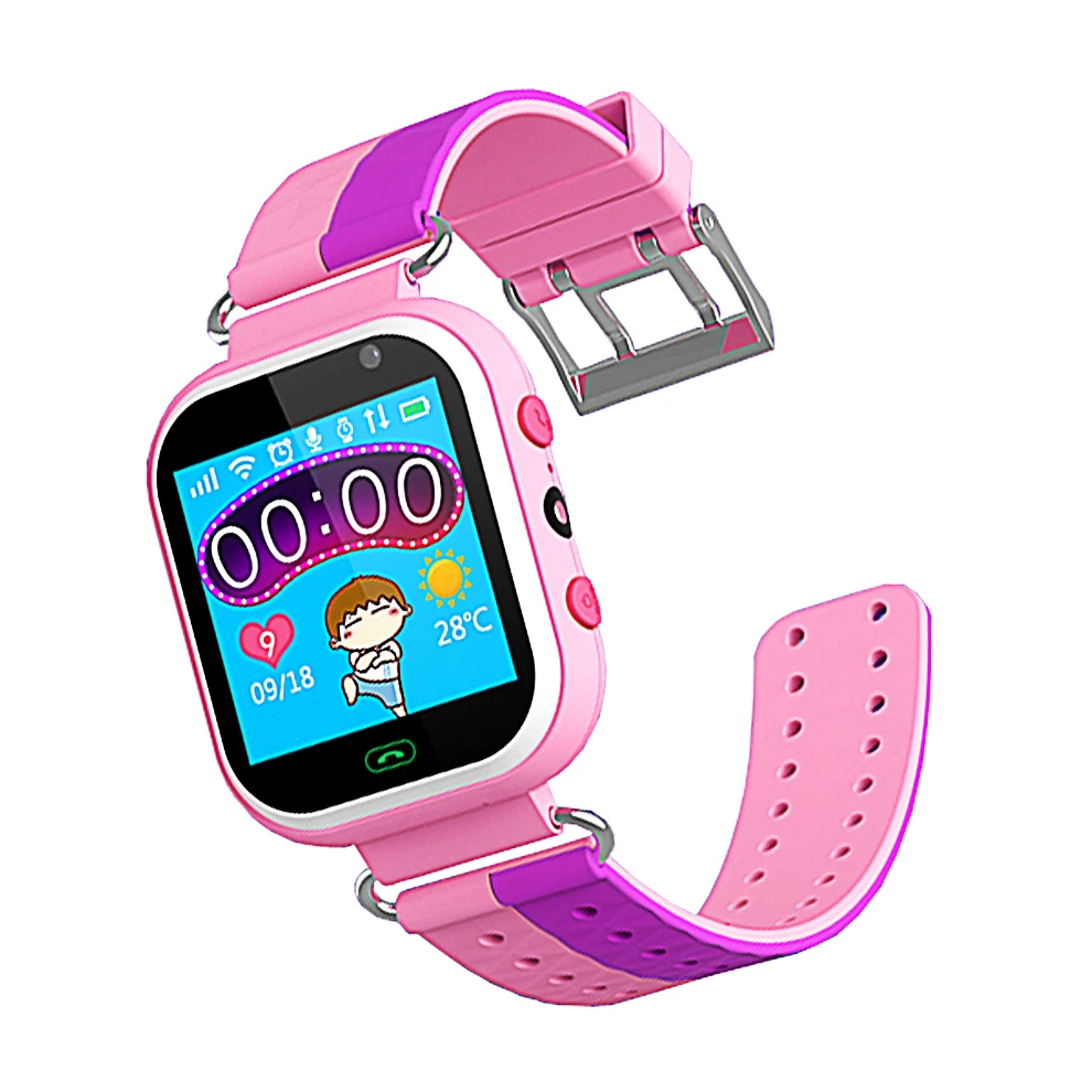 Детские умные часы gps трекер детские защитные наручные часы с SOS дистанционным монитором камера Фонарик Поддержка IOS Android смартфон