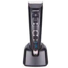 Surker Hc-578, профессиональный мужской триммер для волос, электрическая Мужская машинка для стрижки волос, триммер для бороды с многоразмерной тонкой настройкой, машинка для стрижки со светодиодами