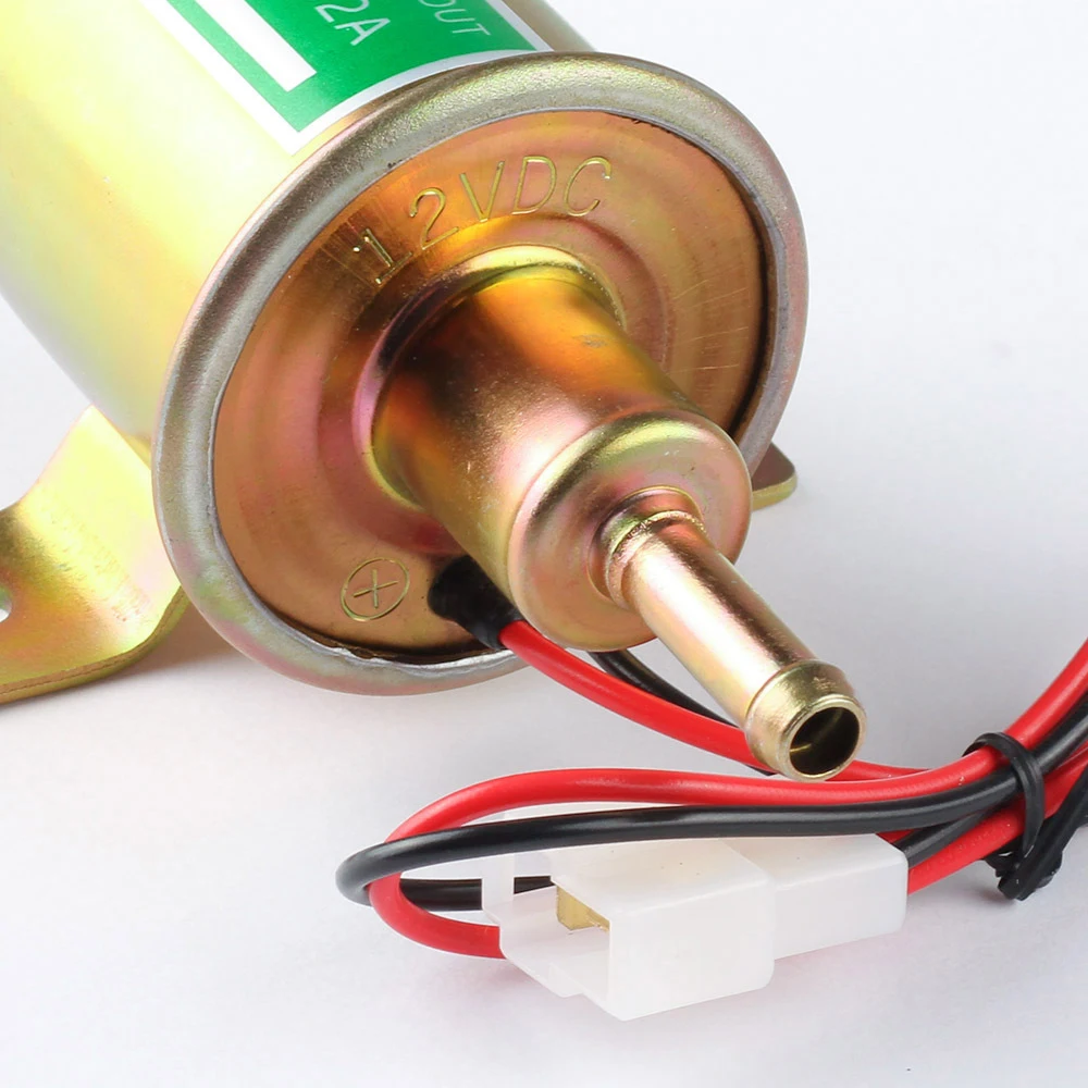 

2019 Universal 12V Electric Fuel Pump Low Pressure Bolt Fixing Wire Diesel Petrol For Car Carburetor Motorcycle