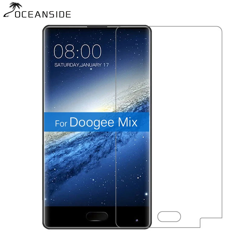 

2PCS For DOOGEE Mix Tempered Glass Film 9H Scratch-Proof Screen Protector Film Case for DOOGEEMix Smartphone Free Shipping