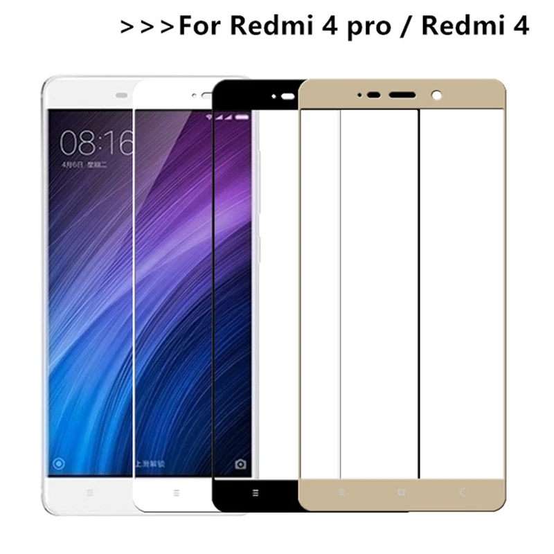 3D закаленное стекло для Xiaomi Redmi 4 полное покрытие экрана Защитная пленка Pro Prime |