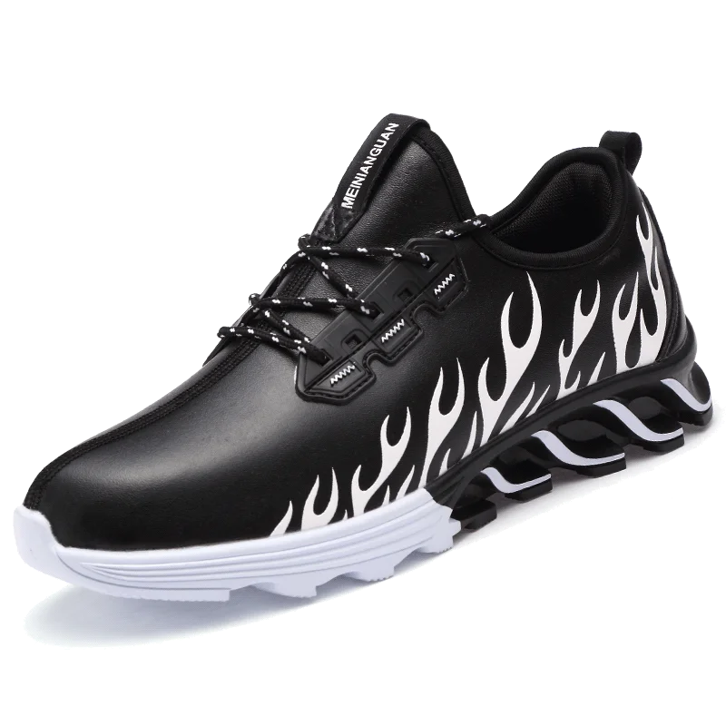 Shoes Men's Sneakers Shoes Korean Version Of The Trend Of Exercising Shoes Students Breathable Autumn Increased Boys Wild Shoes