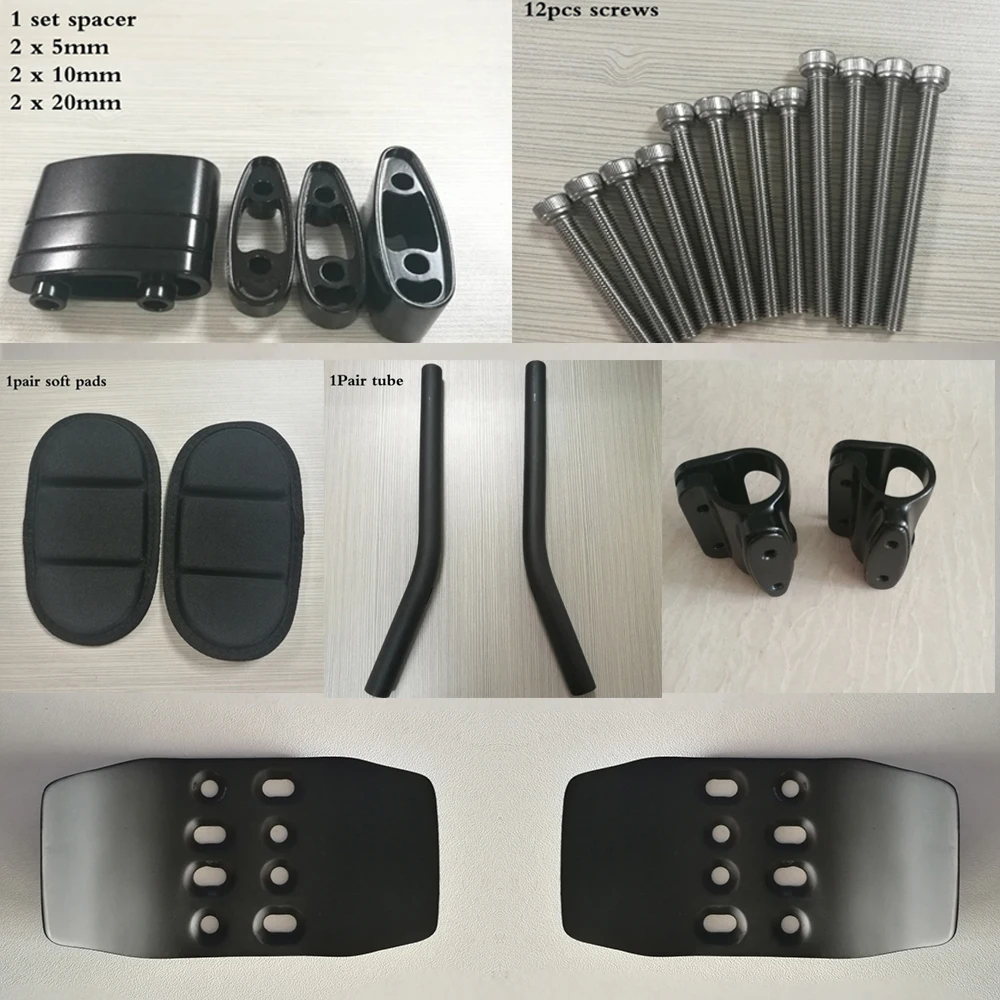 Rising Spacer Clamp Аэробные барные таблички для руля велосипеда 420 мм TT 31 8 HB019 HB029 Детали