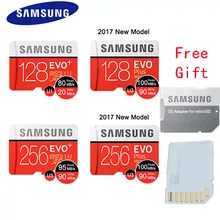 Оригинальный Samsung Micro SD карты памяти EVO Plus 32 ГБ Class10 TF карты C10 80 МБ/с. SDHC/SDXC UHS-1 SDCARD карт SD tarjeta