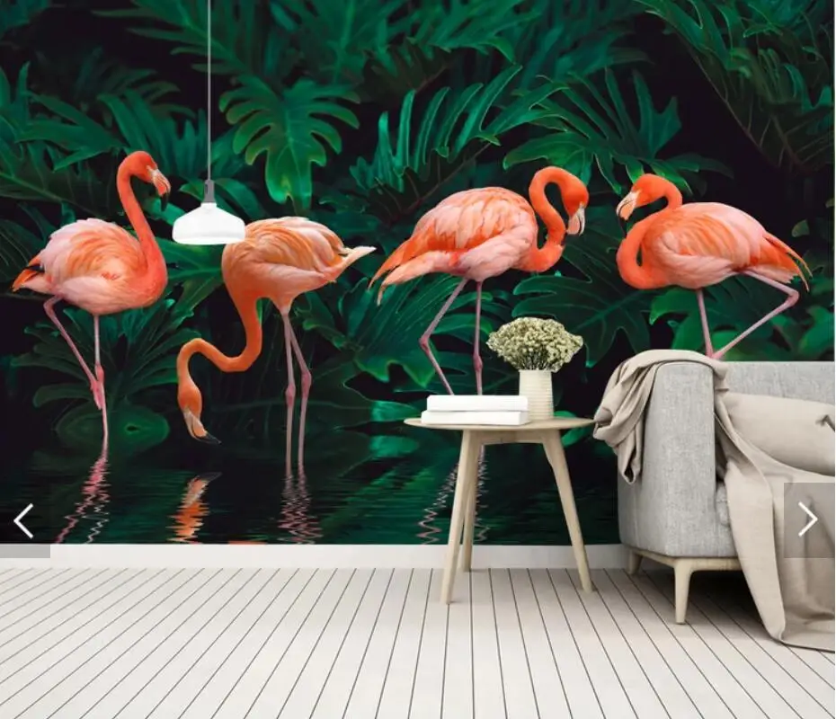 Buy Tropical Flamingo Wallpaper Wall