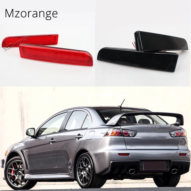 Lens Rear Bumper Reflector Lights LED Tail Light for Mitsubishi Lancer