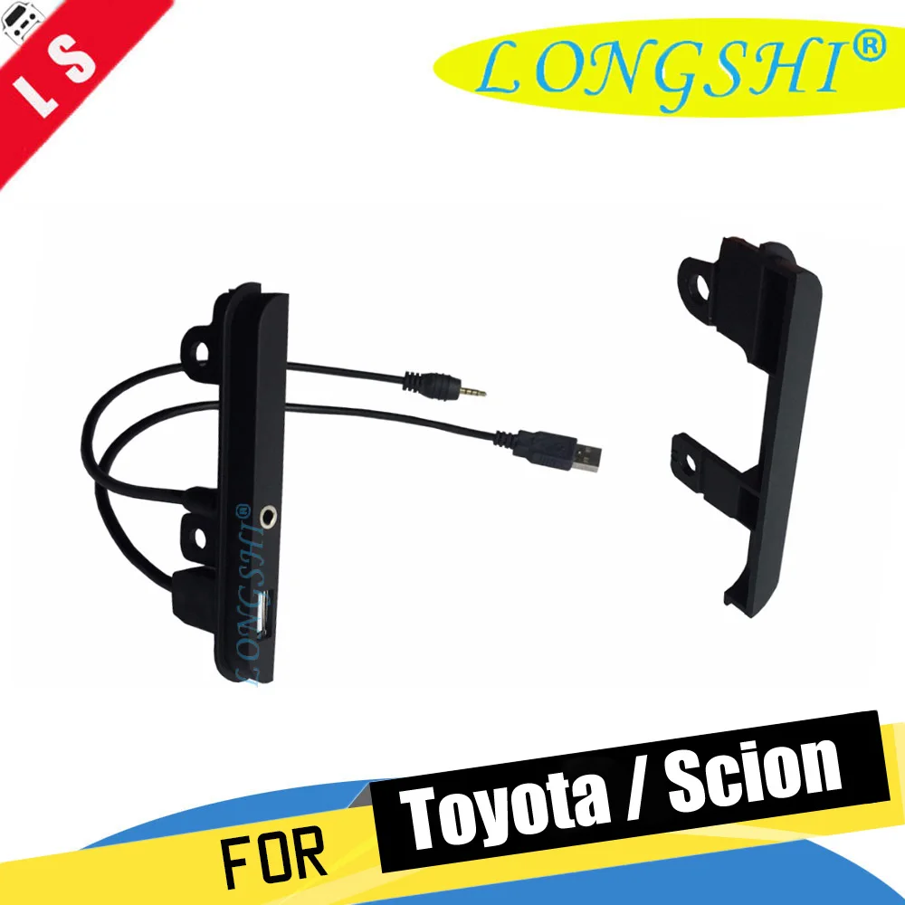 

2DIN Facia for Toyota Universal brackets with AUX and USB Radio DVD Stereo CD Panel Dash Kit Trim Fascia Face Plate Frame 2 din