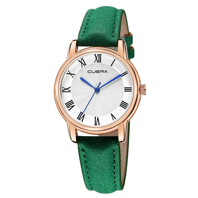 Women's Dress Watches Casual Quartz Plastic Leather Band Newv Strap Watch Analog Wrist Watch Relogio femininos montre femme F21 (6)