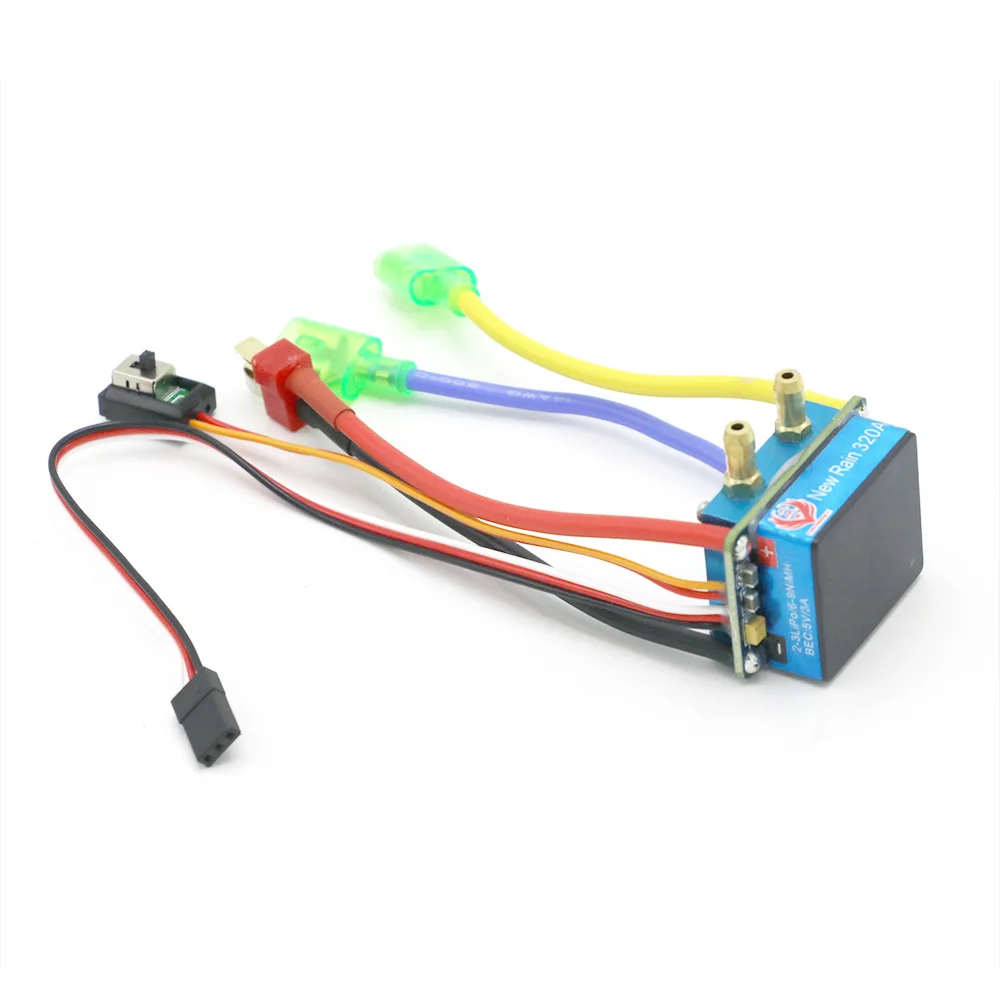 RC ESC 320A 480A почищенный ESC Скорость контроллер с двойным режимом регулятор ленточного тормоза 5V 3A для 1/10 пульт ДУ для дистанционно управляемой машины лодки