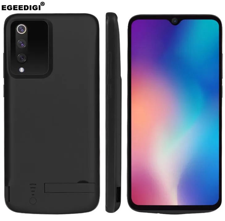 

Egeedigi 5000mAh Battery Charge Case For Xiaomi Mi9 2 Color External Backup Charger Cover Pack Power Phone Case For Xiaomi Mi 9