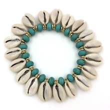 Европейский браслет шарм ракушки для женщин винтаж