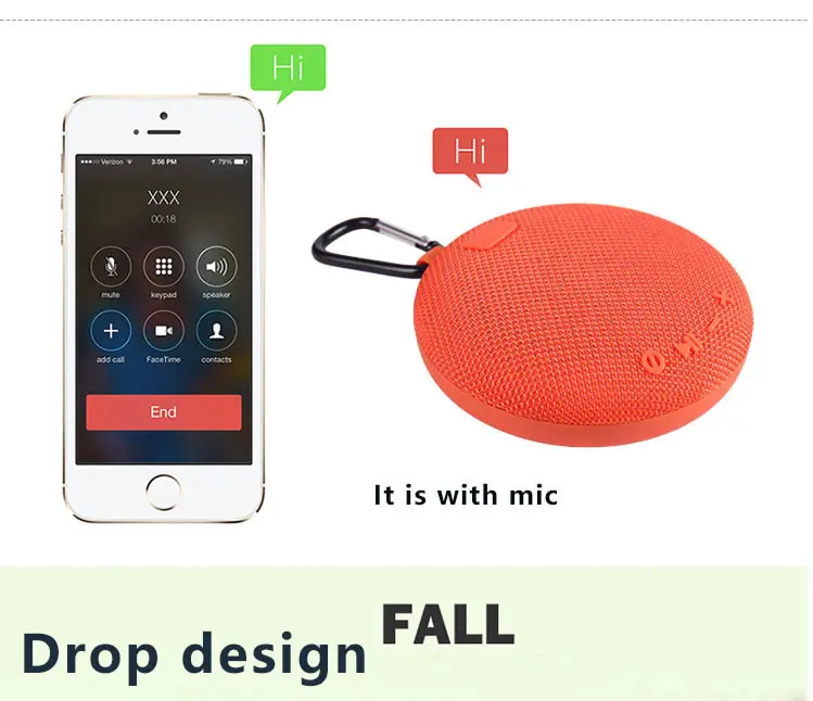 X5 Mini Bluetooth Speaker Portable Wireless speaker Stereo Loudspeaker with Mic for Phone MP3 Player 3D Music Effect for TF Card (1)