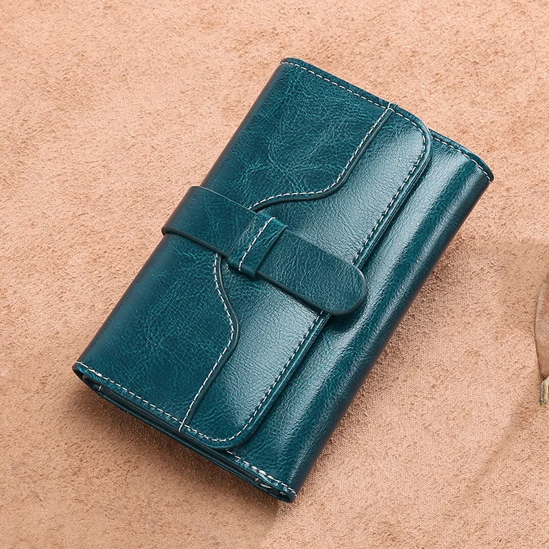 

Split Leather Women Mini Wallets and Purses Card Holder Coin Pocket