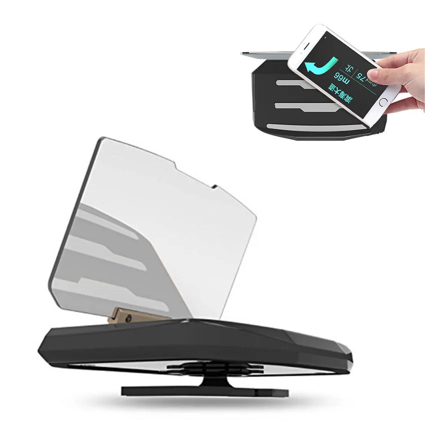 

*DSYCAR Universal Car Mobile Phone GPS Navigation Bracket Holder HUD Head Up Display for Universal Cars Motorcycle Decorative