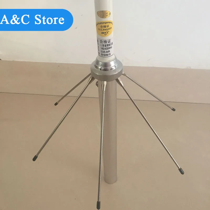 UV 144/435Mhz two band vhf uhf dual band omni fiberglass base antenna SO239 SL16-K outdoor repeater walkie talkie antenna UV 144/435Mhz two band vhf uhf dual band omni fiberglass base antenna SO239 SL16-K outdoor repeater walkie talkie antenna