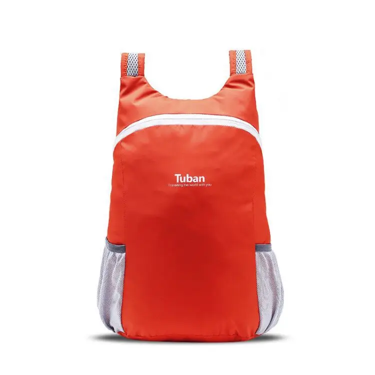 TUBAN легкий нейлоновый складной рюкзак Водонепроницаемый рюкзак складная сумка портативный мужской женский рюкзак для путешествий Mochila Mujer - Цвет: Orange