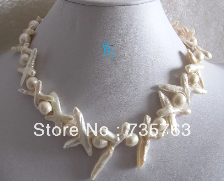 

HOT 00907 9-10mm White Rice keshi Freshwater Pearl Necklace
