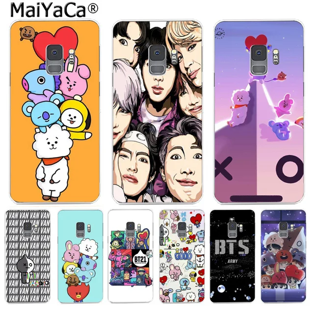 Maiyaca Cute Cartoon Bts Bt21 Cute Cartoon Phone Case Back Cover For