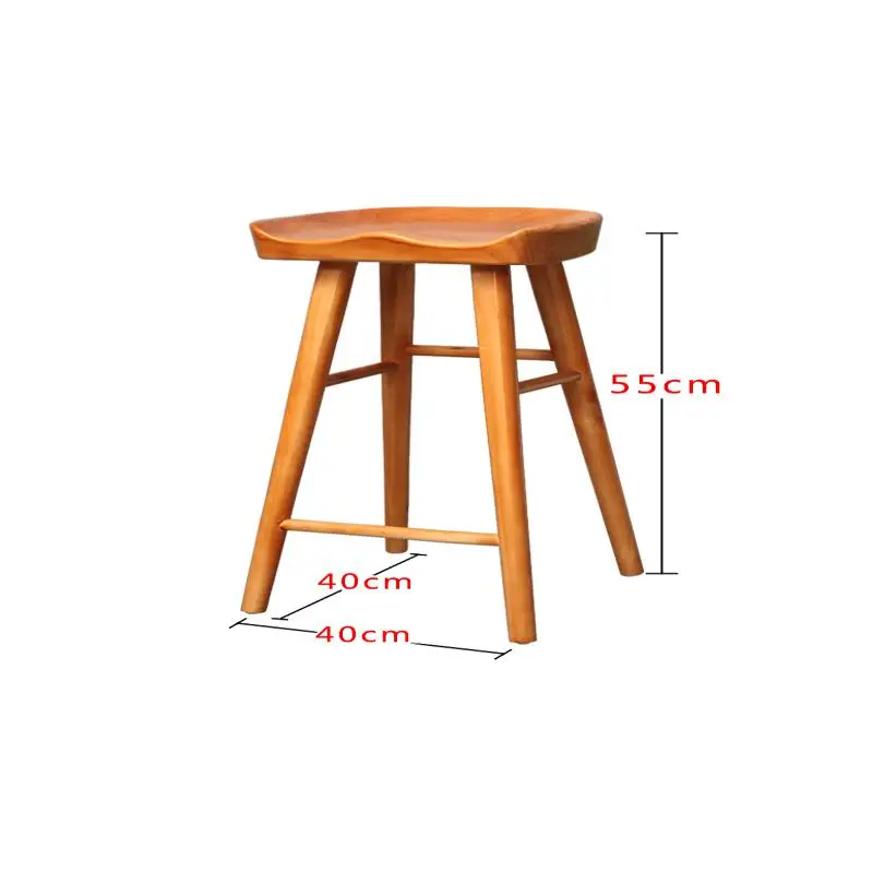 Без скандинавского барного стула Современный стул в стиле минимализм твердый деревянный домашний креативный модный высокий стул табуре де бар модеран Банко - Цвет: Style 4