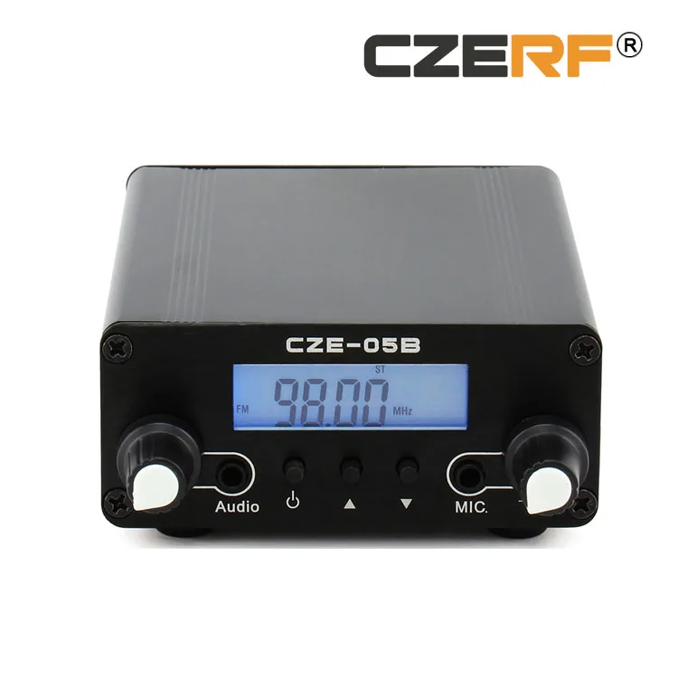 1/комплект 0,5 Вт CZE-05B PLL 76~ 108 МГц fm-передатчик радиовещательная радиостанция+ блок питания+ маленькая антенна комплект