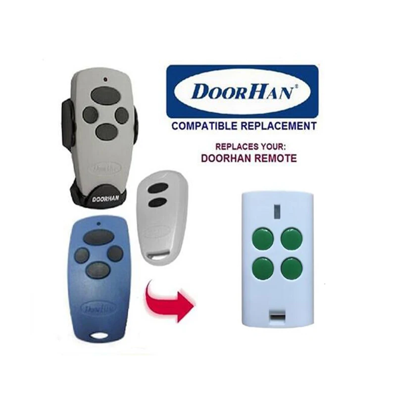 

2pcs Multi Frequency remote 280-868MHz Garage Door DOORHAN Transmitter Duplicator