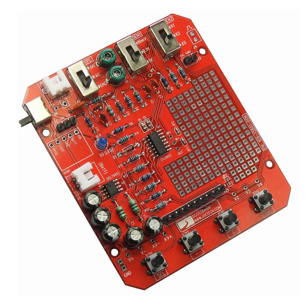 ANENG Новый DSO138mini цифровой осциллограф Набор DIY обучения карманный размер DSO138