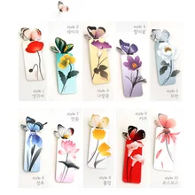 Новые 5 шт Красивые милые бабочки крафт-закладки для книжные маркеры держатель школьный милый подарок клипса для заметок в форме бабочки