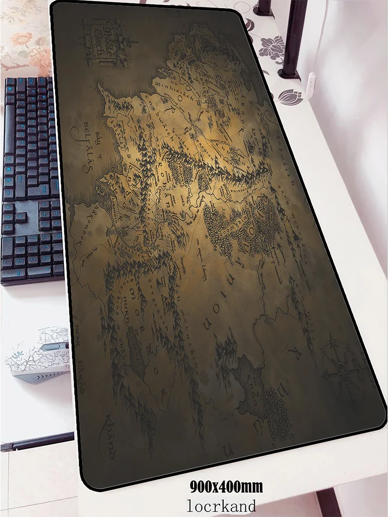 

lord of the rings padmouse 900x400x3mm gaming mousepad game Fashion mouse pad gamer computer cool new mat notbook mousemat pc