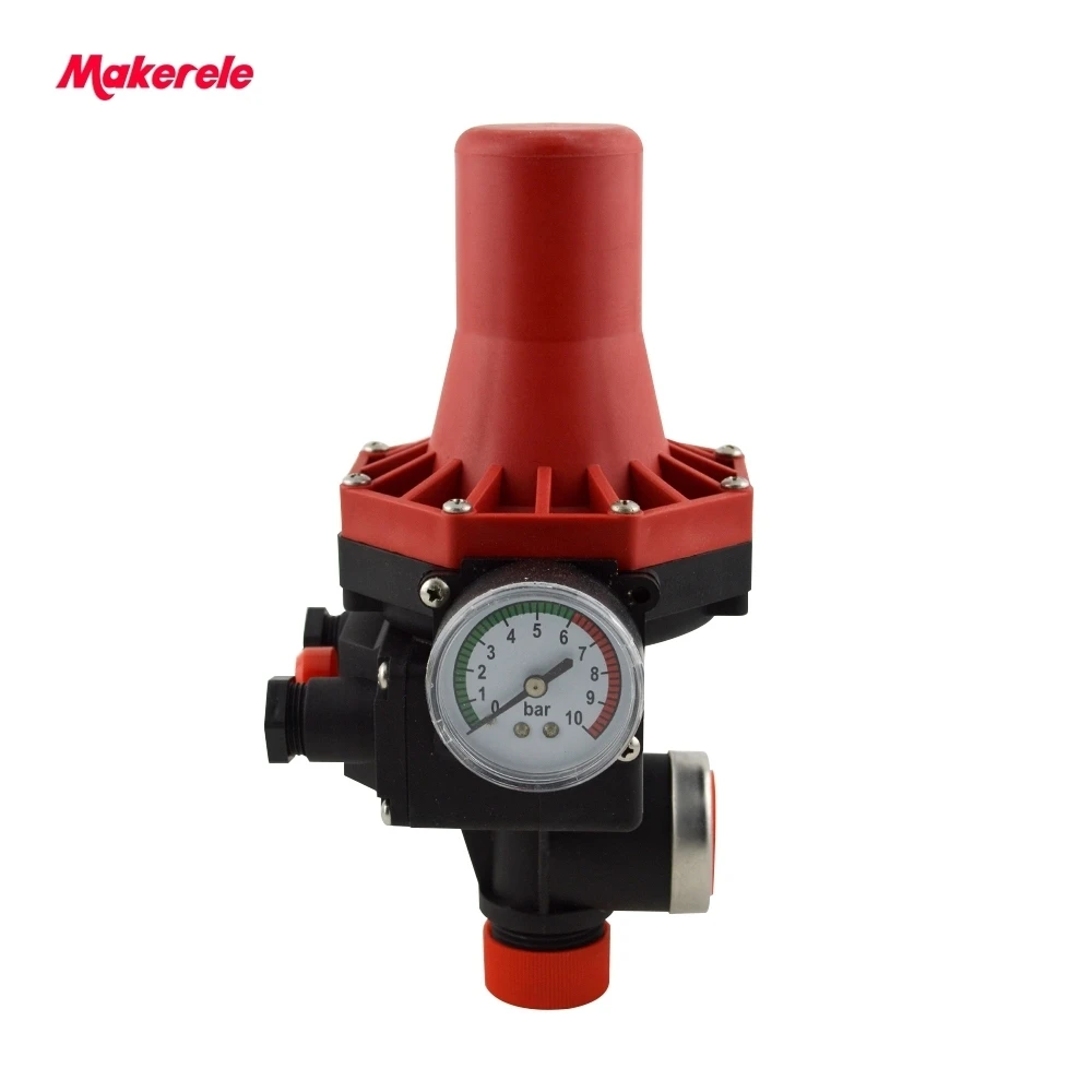 

Automatic Water Pump Pressure Control Electronic Switch MK-WPPS07 Makerele For Water Pump On 1.5bar Off 10bar